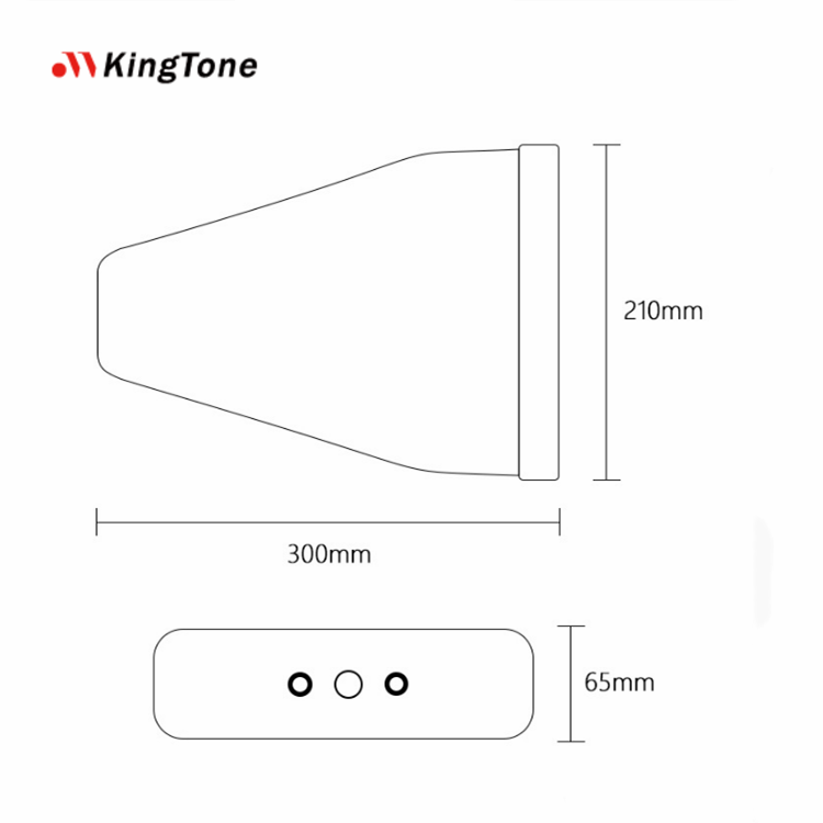 Kingtone Mobile Phone Signal Booster Accessories 9dBi 800~2500MHz Outdoor Log Periodic Antenna